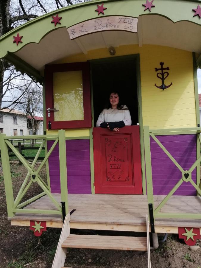 Flachères Balad'Ane Bed & Breakfast エクステリア 写真